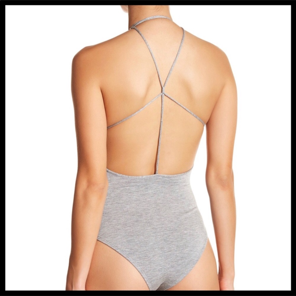 SAM EDELMAN V-NECK STRAPPY KNIT BODYSUIT - Picture 2 of 7